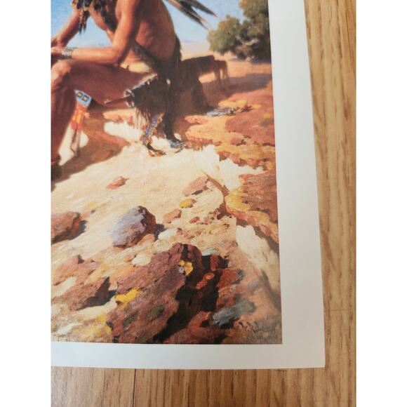 Master of His Domain Calendar Print William R. Leigh Native American Art 8x6.5 - Picture 5 of 8